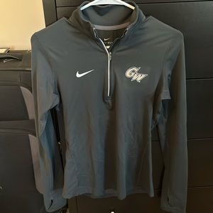 GW University Nike Dri-Fit Quarter Zip